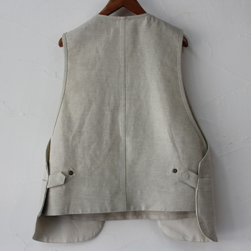 ASEEDONCLOUD アシードンクラウド cloud seeding vest #生成り ASEEDONCLOUD アシードンクラウド cloud seeding vest #生成り