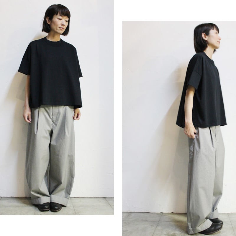 TRAVAIL MANUEL トラバイユマニュアル クラシック天竺スリットT