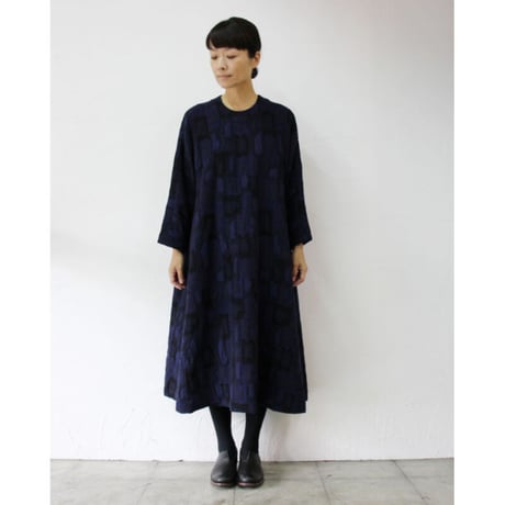 **最終在庫分再入荷** SUSURI ススリ　フィンレットドレス　#navy 【送料無料】