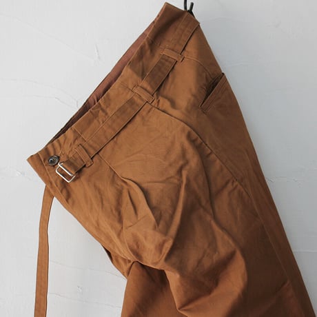 amne アンヌ　LINEN KERSEY belted bonito #Sand , Terracotta 【送料無料】
