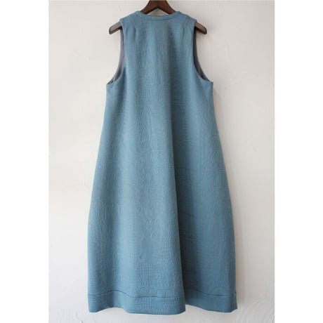 ASEEDONCLOUD アシードンクラウド Forest quilt Forest king dress フォレストキルトワンピース #ブルー、ブラック　【送料無料】