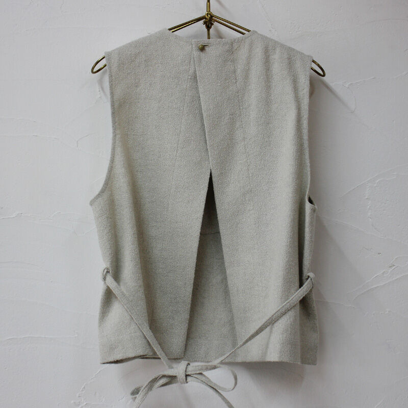 SUSURI ススリ リネン×コットン×ウール ムールベスト SIZE1