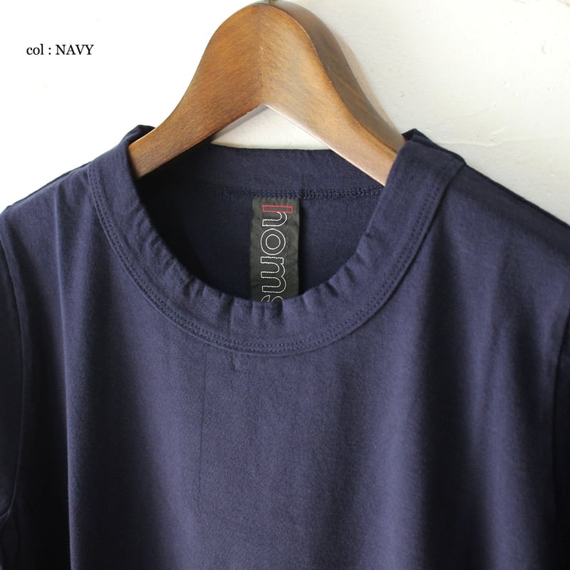 2026秋冬分到着** homspun ホームスパン 30/1天竺7分袖Tシャツ | su