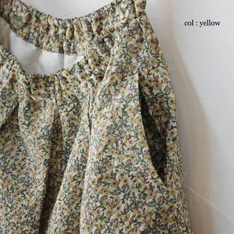 **再々入荷＆新色** LinenYa リネンヤ Liberty"EVIE ROSE"タックスカート　#ベージュ、レッド