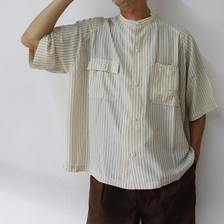 FUNSET OF ART ファンセットオブアート　IDGレーヨンウォバッシュ半袖カバーシャツ　#wabash 【送料無料】