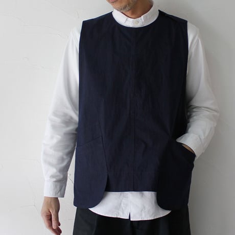 ASEEDONCLOUD　アシードンクラウド　working typewriter cloth seeding vest #indigo　【送料無料】