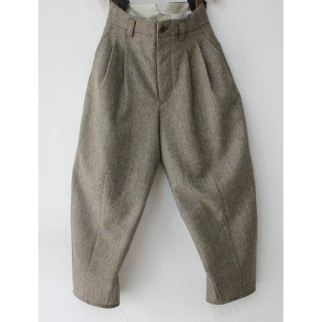 ASEEDONCLOUD アシードンクラウド　Hyouryushi herringbone Lighthouse Trousers #Beige 【送料無料】