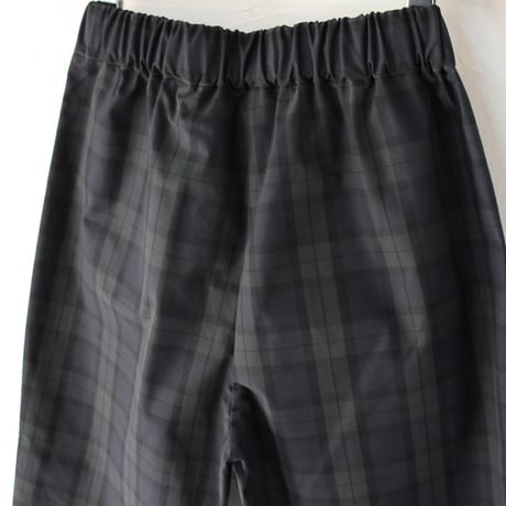TRAVAIL MANUEL トラバイユマニュアル　T/Cチェックノームパンツ　#ブラックウォッチ