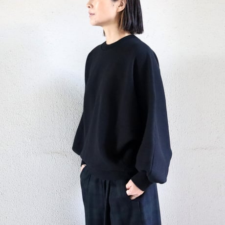 atelier naruse アトリエナルセ　コットンフリースバルーンカットソー　cotton fleece balloon cut&sewn