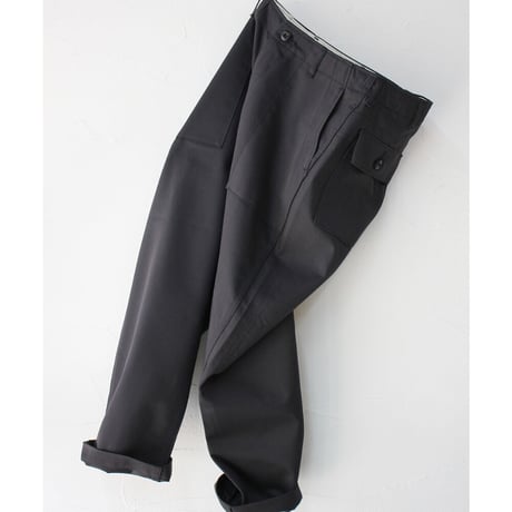sasanqua by trees サザンカバイツリース　Backsatin Us army fatigue Pants バックサテンUSアーミーファティーグパンツ