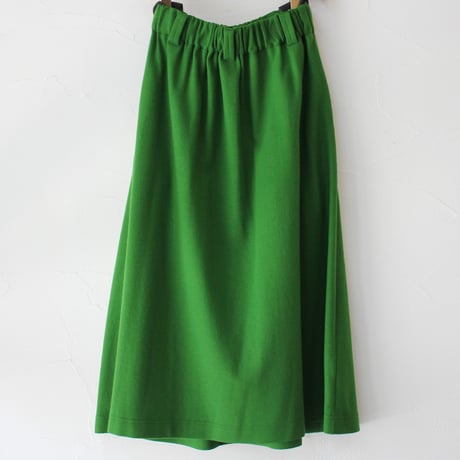 **2025秋冬分到着** atelier naruse アトリエナルセ　 wool punch gather skirt ウールポンチギャザースカート