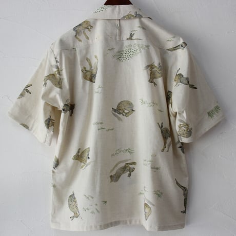ASEEDONCLOUD アシードンクラウド　study of wild rabbit sakurashi blouse  #ナチュラル　【送料無料】