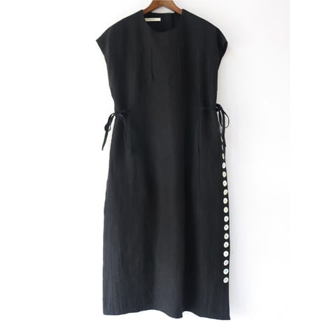 SUSURI ススリ　ティアフルドレス　#beige,black 【送料無料】