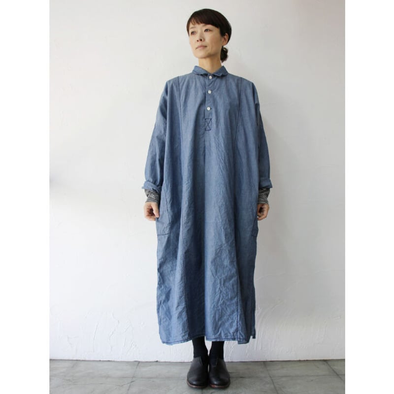 ホームスパン homspun シャツワンピース またまた再入荷** homspun ホームスパン ライトオンス