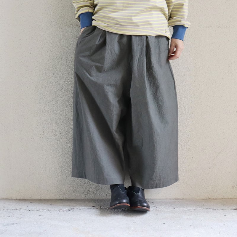 アトリエナルセ⭐︎美品】ガウチョパンツ／グレー