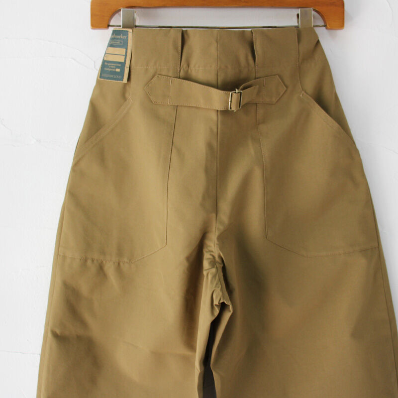 【aseedoncloud】サイズS ベージュ ワイドパンツ ASEEDONCLOUD アシードクラウド HandWerker Wide Trousers