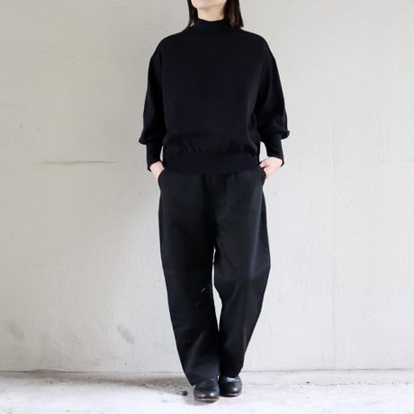 TRAVAIL MANUEL トラバイユマニュアル ヴィンテージピケユニティパンツ　#オフ白、ブラック