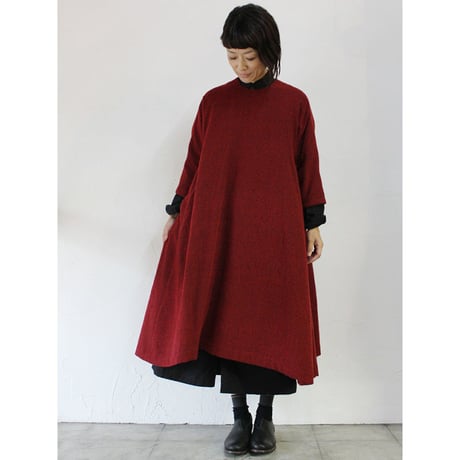 **ラスト一点再入荷**susuri ススリ　フリッパーワンピース　♯red　【送料無料】