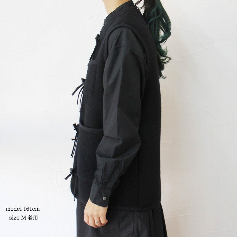 ASEEDONCLOUD アシードンクラウド Kigansai wool fleece ves