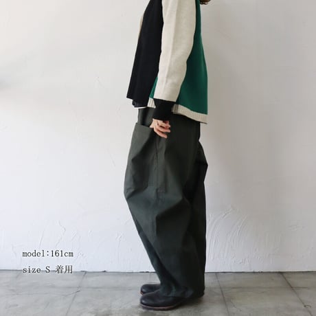 ASEEDONCLOUD アシードンクラウド　Old functional cloth Kiokushi trousers  #キャメル、ダークグリーン　【送料無料】