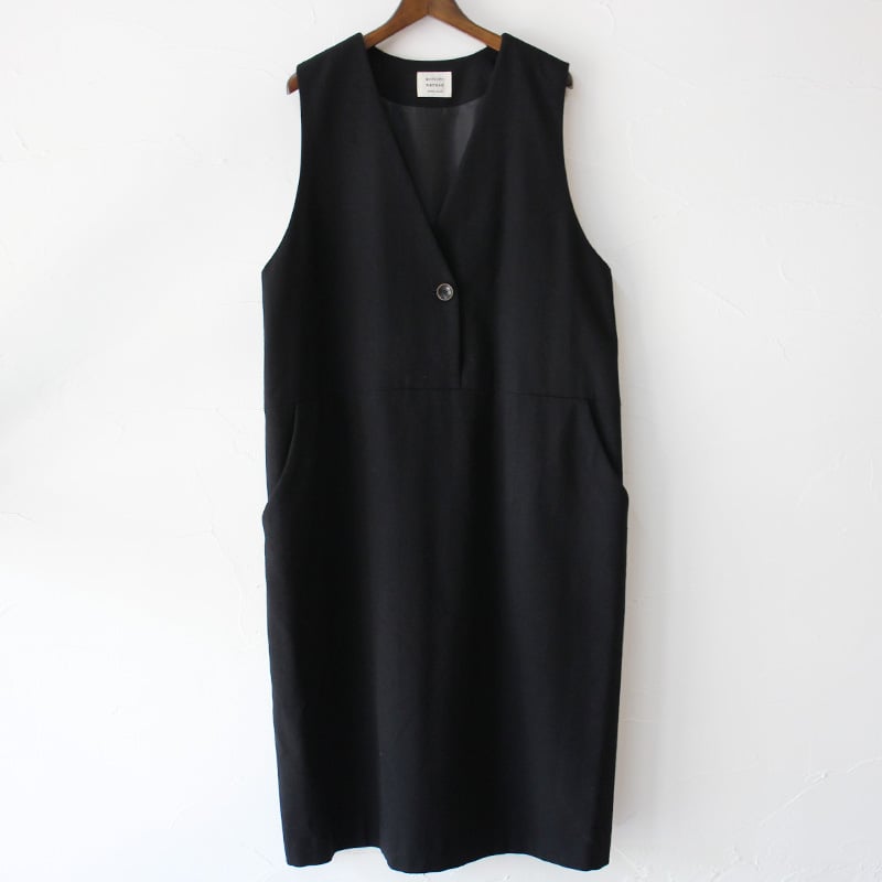 アトリエナルセ atelier naruse リネンウールジャンパースカート atelier naruse アトリエナルセ コットンウールヘリンボンジャンパー