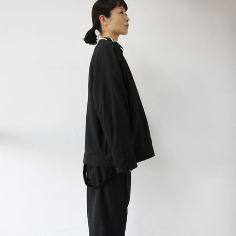 amne アンヌ　DRAPEY cardigan #アイボリー、ブラック　【送料無料】