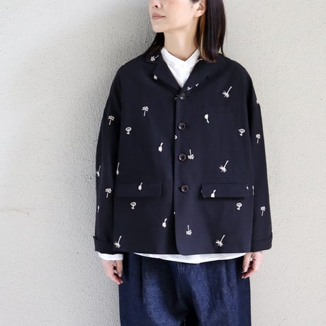 atelier naruse アトリエナルセ　コットンリネンテーラードジャケット cotton linen tailored jacket ～nohara～