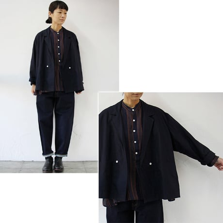 ARTE POVERA アルテポーヴェラ　タイプライタータンブルダブルジャケット　♯ベージュ、ネイビー　【送料無料】
