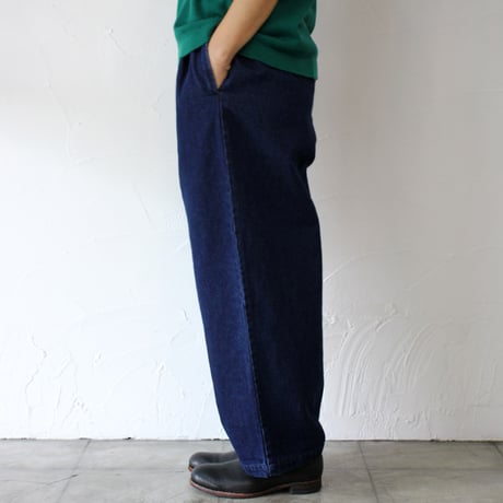 TRAVAIL MANUEL トラバイユマニュアル　オープンエンドデニムバームパンツ　#INDIGO　【送料無料】