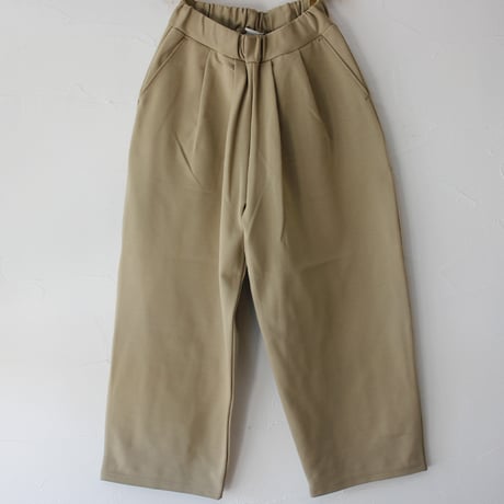 ARTE POVERA アルテポーヴェラ　ポンチ裏起毛2タックワイドパンツ　#ベージュ