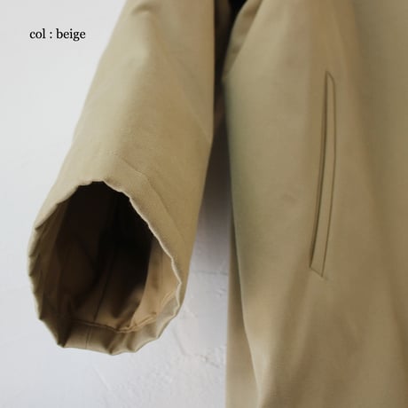 **2025a/w分到着**atelier naruse アトリエナルセ　cotton batting coat　コットン中綿コート　【送料無料】