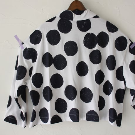 atelier naruse アトリエナルセ　コットンカットソーブラウス　cotton cut&sewn blouse～mizutama～