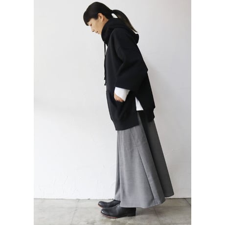 CAERULA カエルラ　TC sweat BIG hoodie 裏起毛スウェットBIGパーカー  #ホワイト、ブラック　【送料無料】
