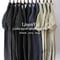 **またまたまた再入荷** LinenYa リネンヤ リネンスタンドカラーワンピース #ブラック、ネイビー、ベージュ、チャコール 【送料無料】