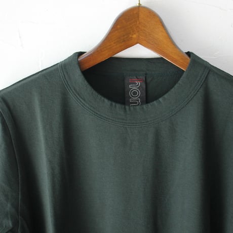 **再入荷**　homspun ホームスパン　30/1天竺長袖Tシャツ　♯サラシ、サックス、ダークグリーン、ブラック