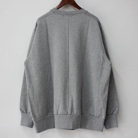 homspun ホームスパン　コンパクトリッチ裏毛スウェット　#TOPグレー　【送料無料】