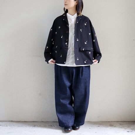 atelier naruse アトリエナルセ　コットンリネンテーラードジャケット cotton linen tailored jacket ～nohara～