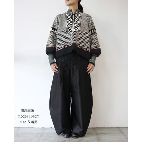 ASEEDONCLOUD アシードンクラウド　Fieldstone moleskin Forest carpenter’s trousers #ブラック　【送料無料】