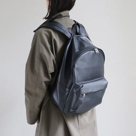 atelier naruse アトリエナルセ　レザーバックパック　 leather backpack　#ブラック　【送料無料】