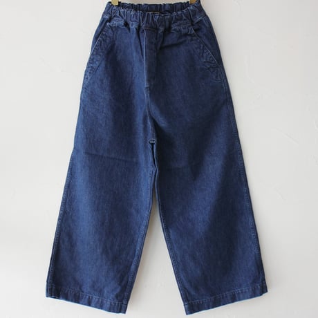 TRAVAIL MANUEL トラバイユマニュアル　ムラ糸デニムノーティカルパンツ　#オフ白、インディゴ