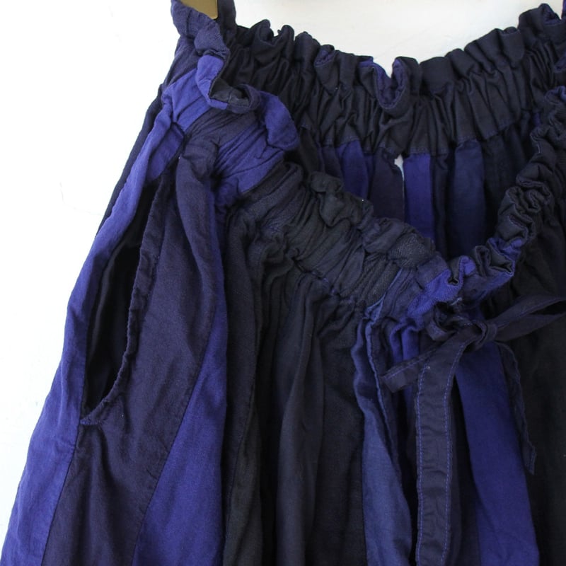 ARTE POVERA アルテポーヴェラ リネン＆コットンMIXギャザースカート