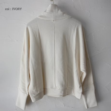 **またまたまた再入荷** LinenYa リネンヤ　コットン裏毛ハイネックプルオーバー