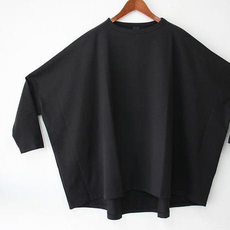 **2022s/s分到着** TRAVAIL MANUEL トラバイユマニュアル　ミディ天竺ワイドプルオーバー　#WHITE、SAGE、BLACK