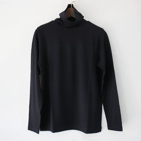 **再入荷**LinenYa リネンヤ　ウールタートルニット　#ネイビーブルー、ブルー