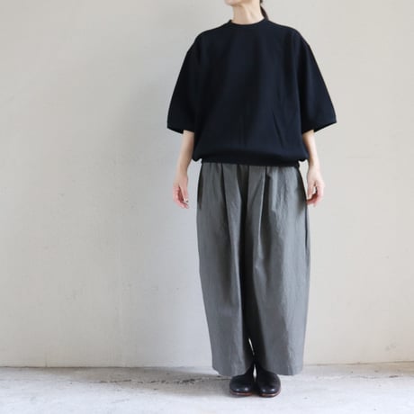 atelier naruse アトリエナルセ　コットンガウチョパンツ　cotton gaucho pants　#キャメル、チャコール　【送料無料】
