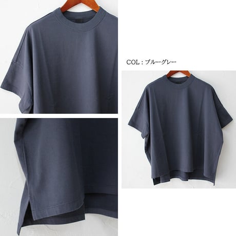 TRAVAIL MANUEL トラバイユマニュアル　クラシック天竺スリットT
