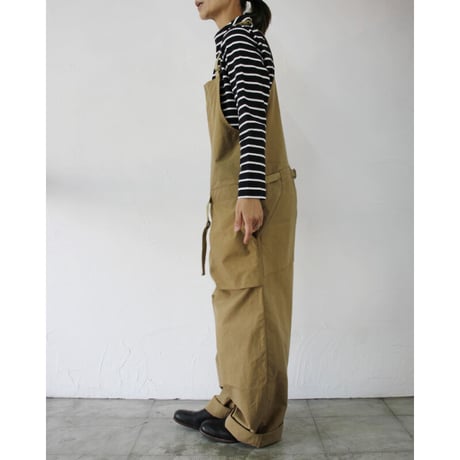 ASEEDONCLOUD アシードンクラウド　Oiled sail cotton Shared work wader　#camel　【送料無料】