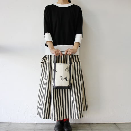 TEMBEA テンベア　BAGUETTE TOTE MINI PRINT　#CAT 【送料無料】