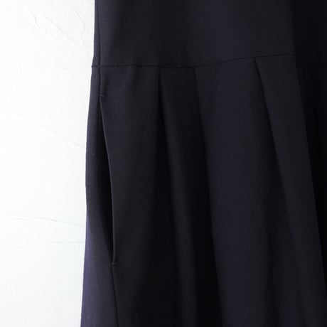 ASEEDONCLOUD アシードンクラウド　Chimney ash wool Study uniform dress #navy  【送料無料】