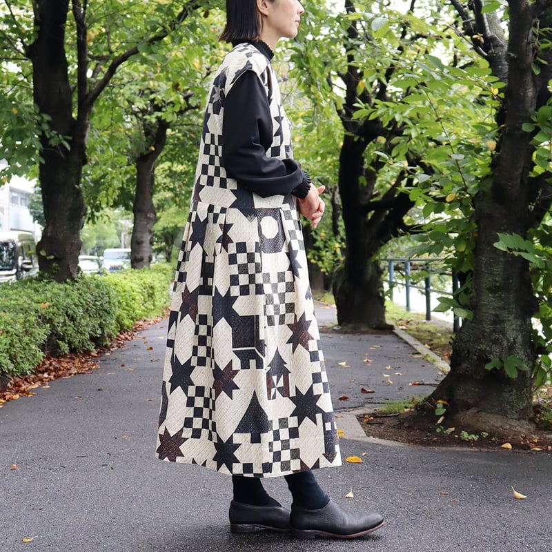 ASEEDONCLOUD アシードンクラウド Map quilt print Study un